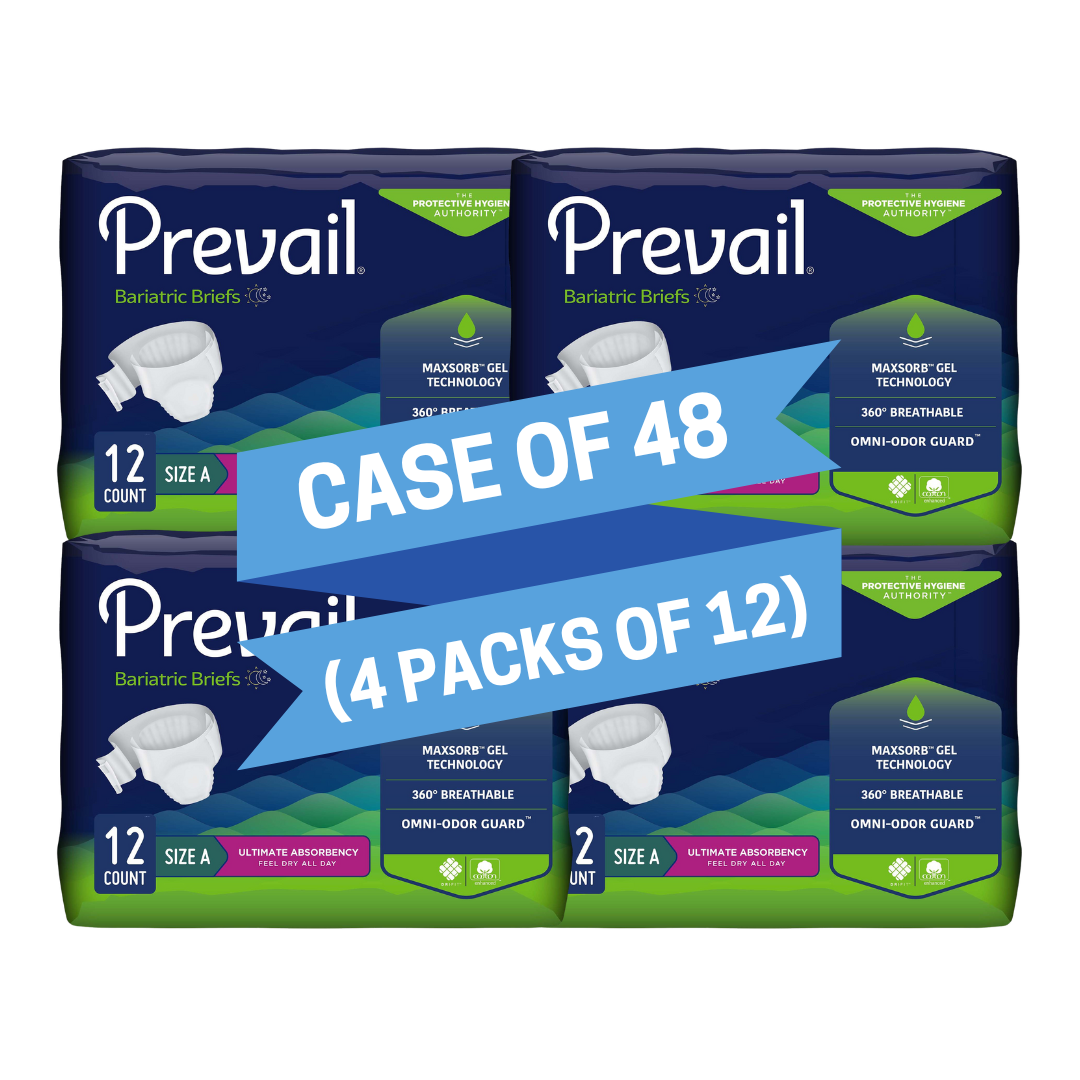 Prevail® Bariatric Briefs - Size A