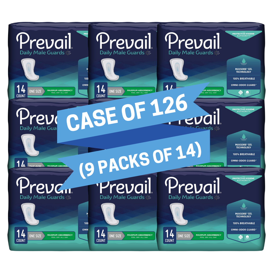 Prevail® Male Guards - 12.4"