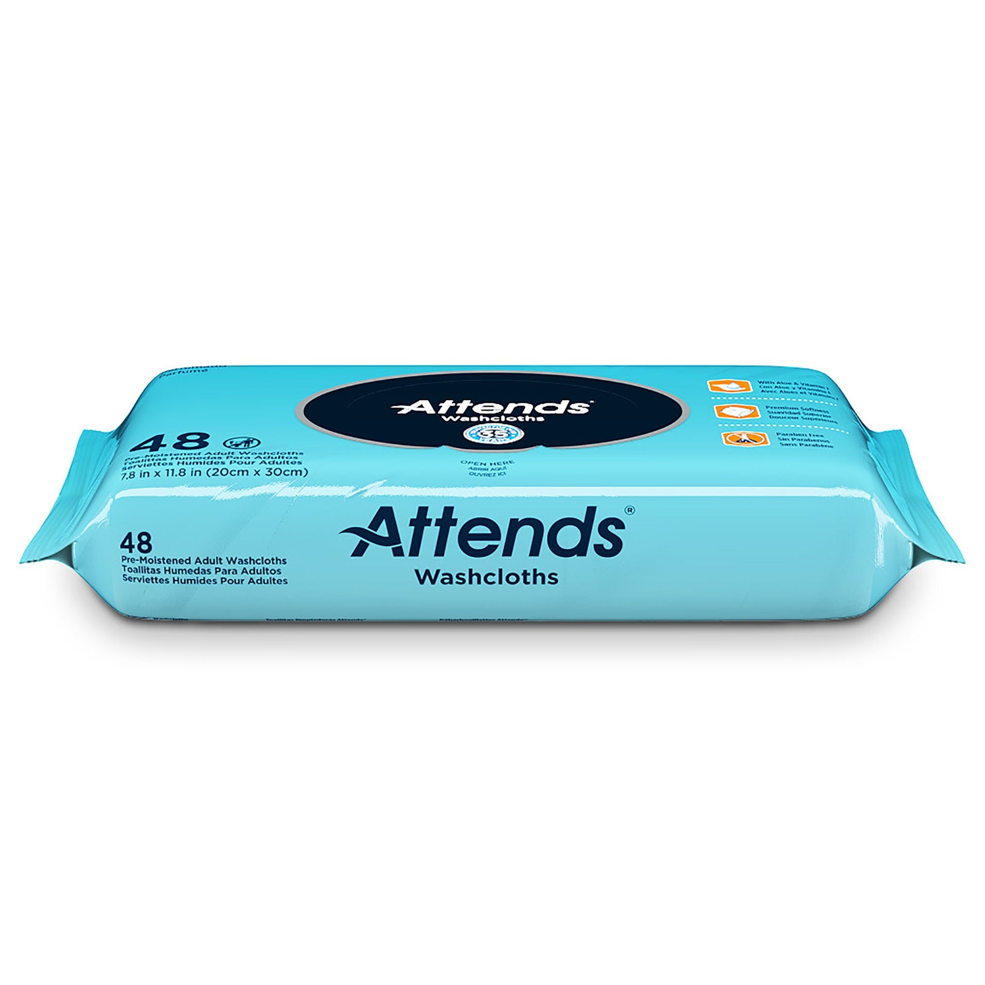 Attends Adult Washcloths
