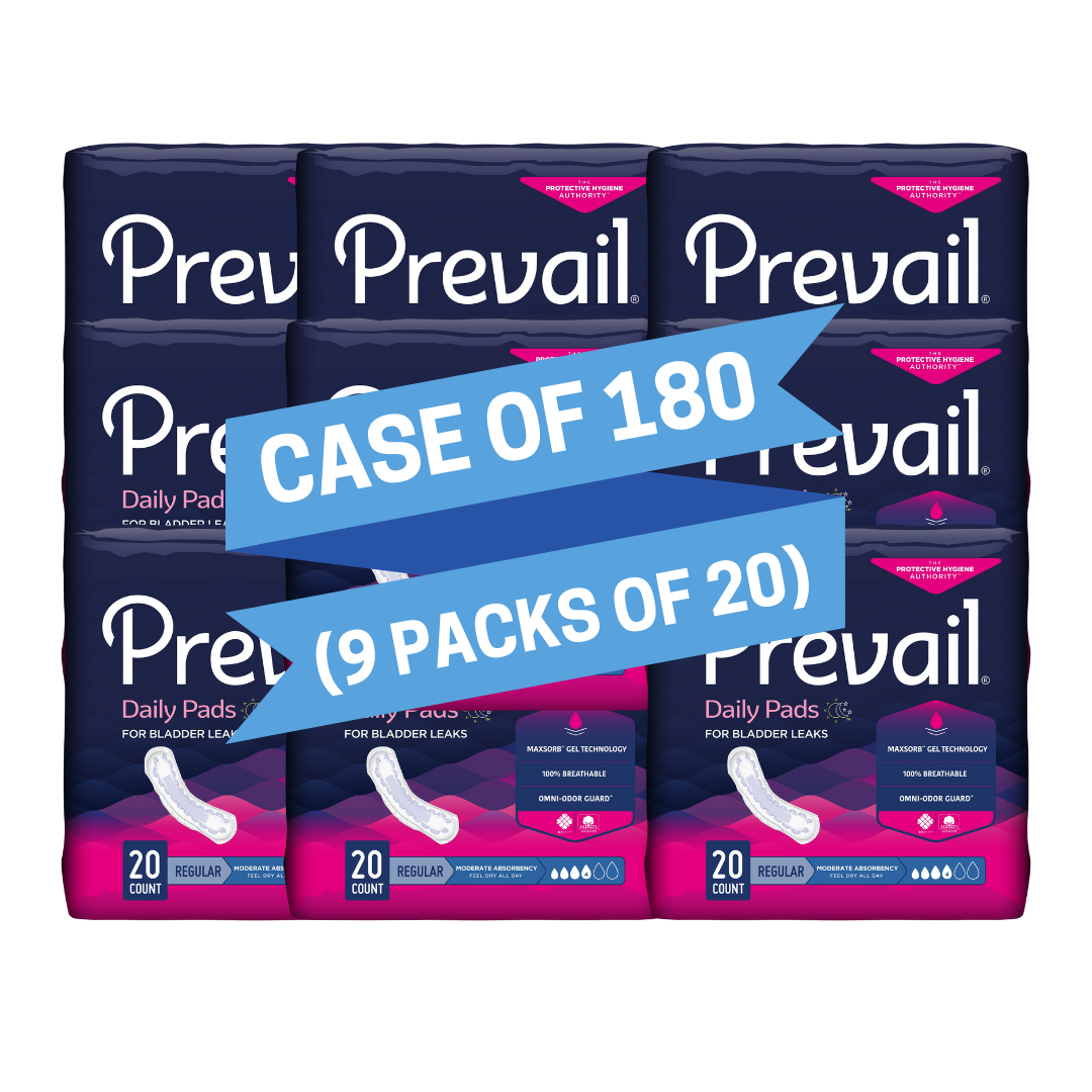 Prevail® Moderate Bladder Control Pads - 9.25"