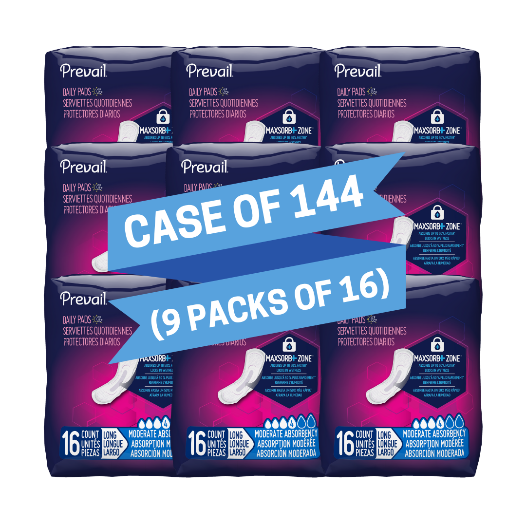 Prevail® Moderate Long Bladder Control Pads - 11"