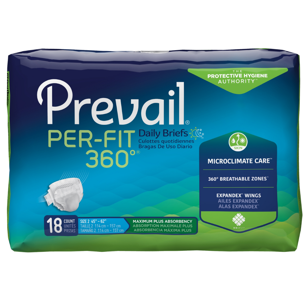 Prevail Per-Fit360°™ Briefs - Large