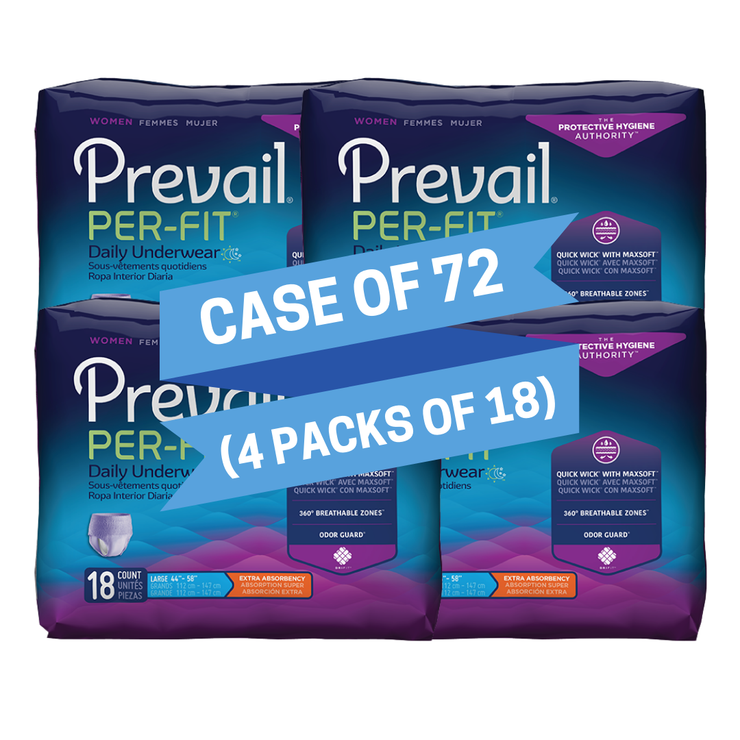 Prevail® Per-Fit Underwear for Women - Large