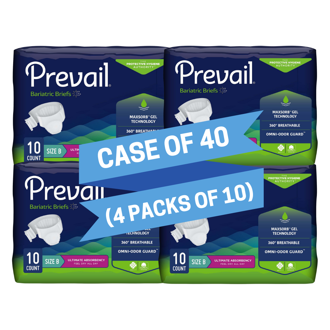 Prevail® Bariatric Briefs - Size B
