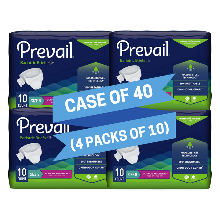 Prevail® Bariatric Briefs - Size B