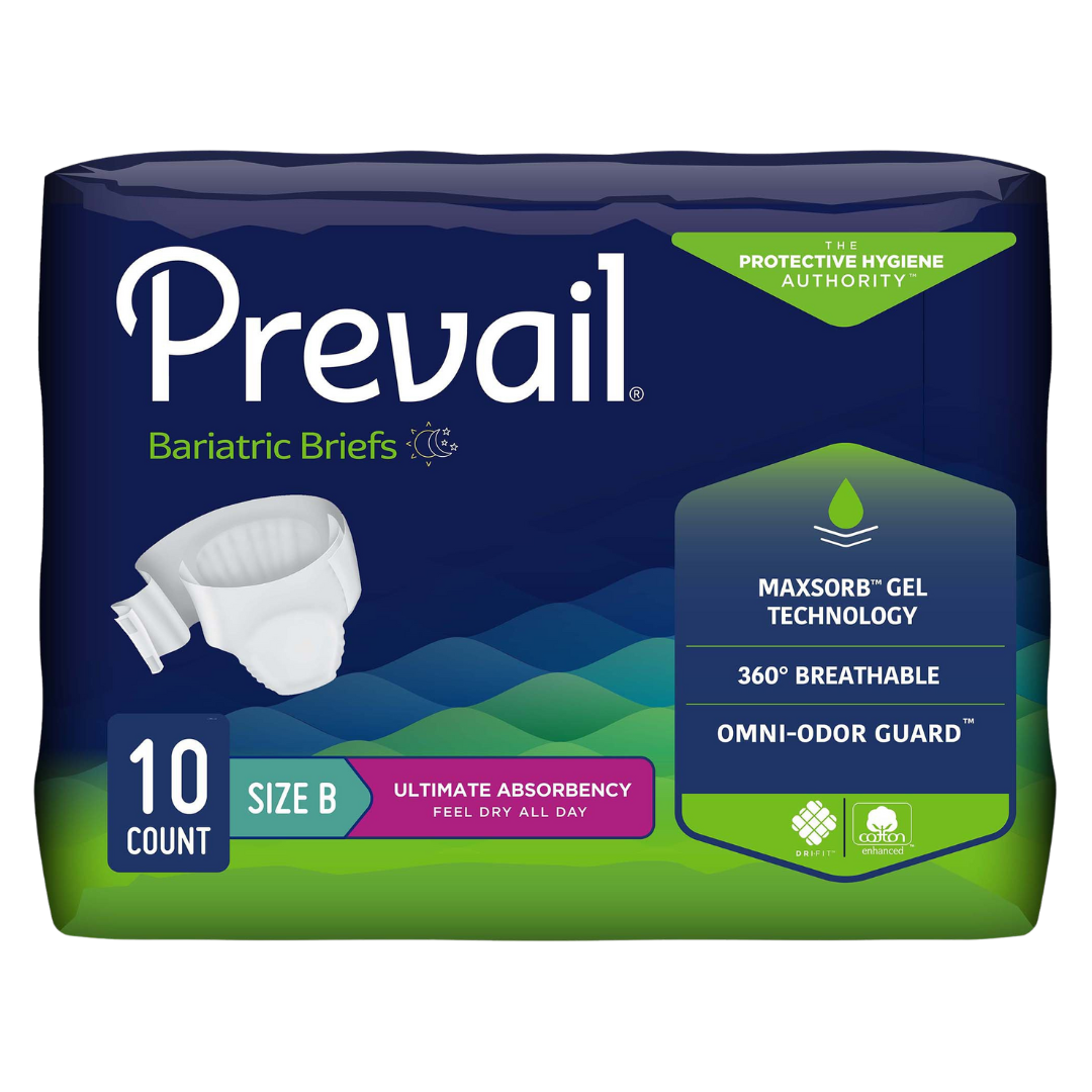 Prevail® Bariatric Briefs - Size B