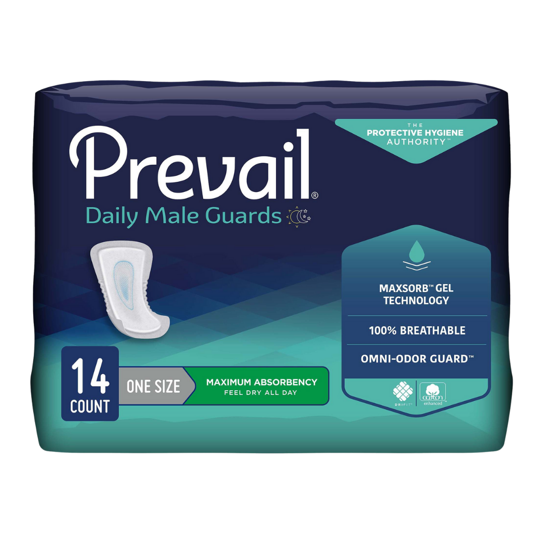 Prevail® Male Guards - 12.4"