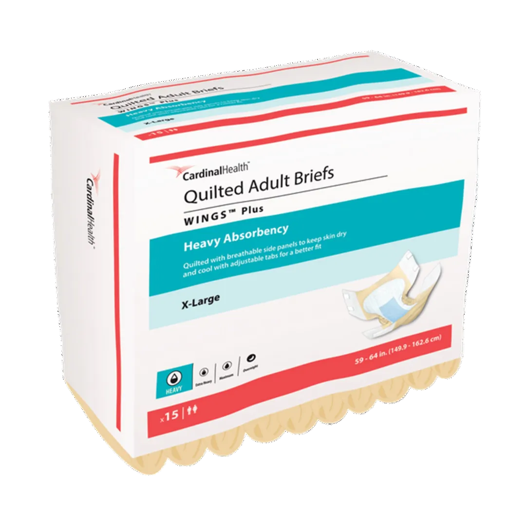 Wings™ Plus Quilted Adult Brief - Extra LArge