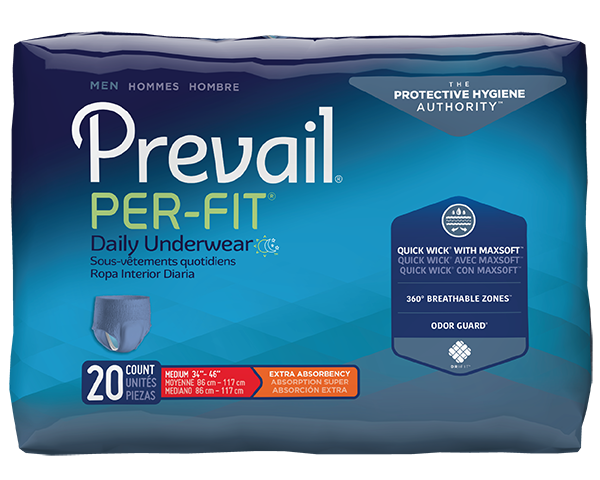 Prevail® Per-Fit Underwear for Men - Medium