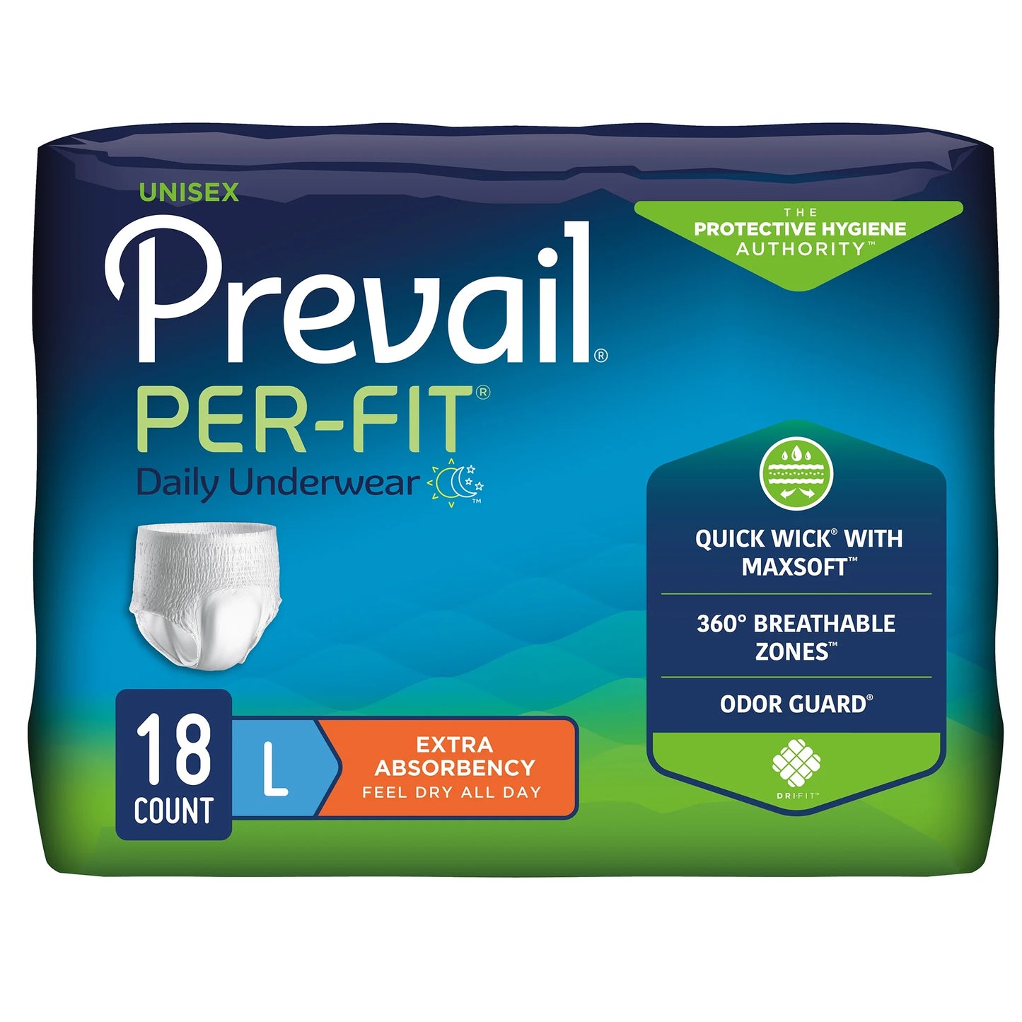 Prevail® Per-Fit Underwear for Men - Large