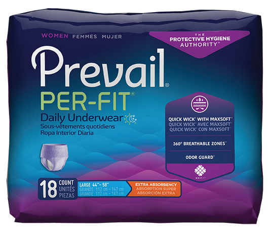 Prevail® Per-Fit Underwear for Women - Large