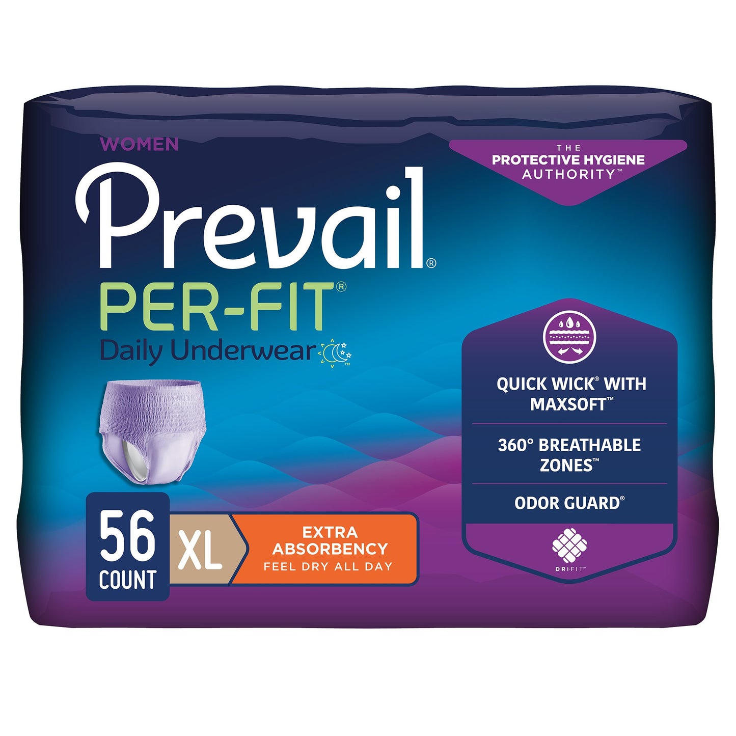 Prevail® Per-Fit Underwear for Women - Extra Large