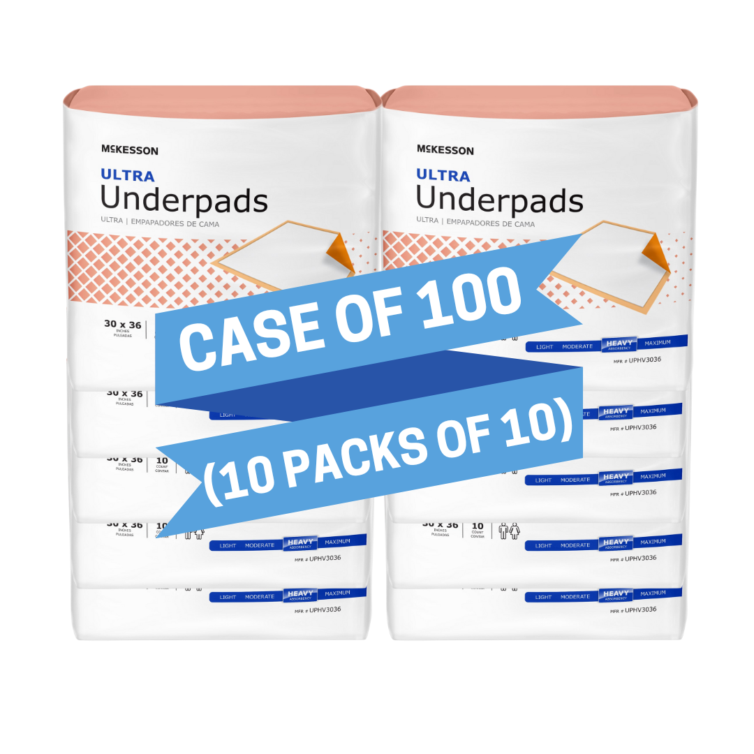 McKesson Disposable 30 X 36 Underpads - Heavy Absorbency